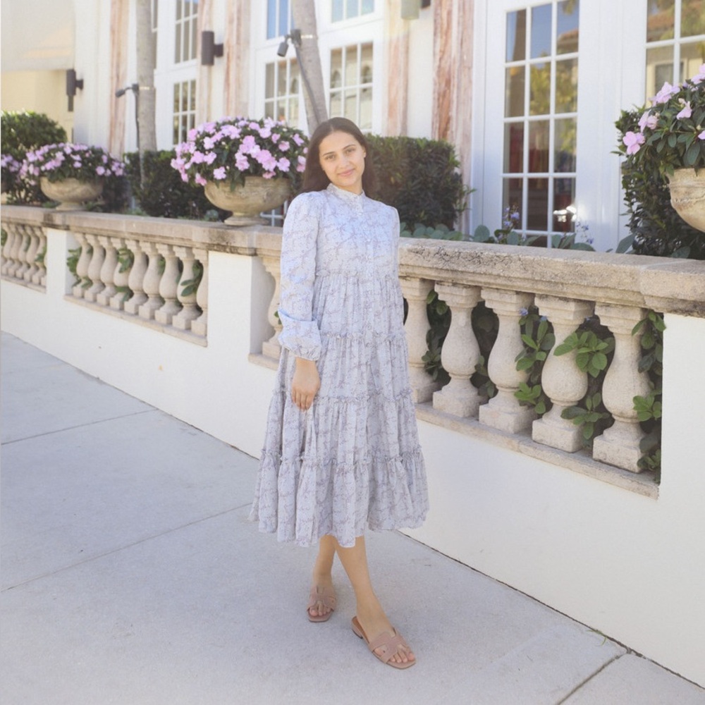 Elegant Floral Maxi Dress - Picture 6 of 8